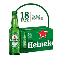 Heineken 18 Pack Original Beer 18 - 12 fl oz Bottles