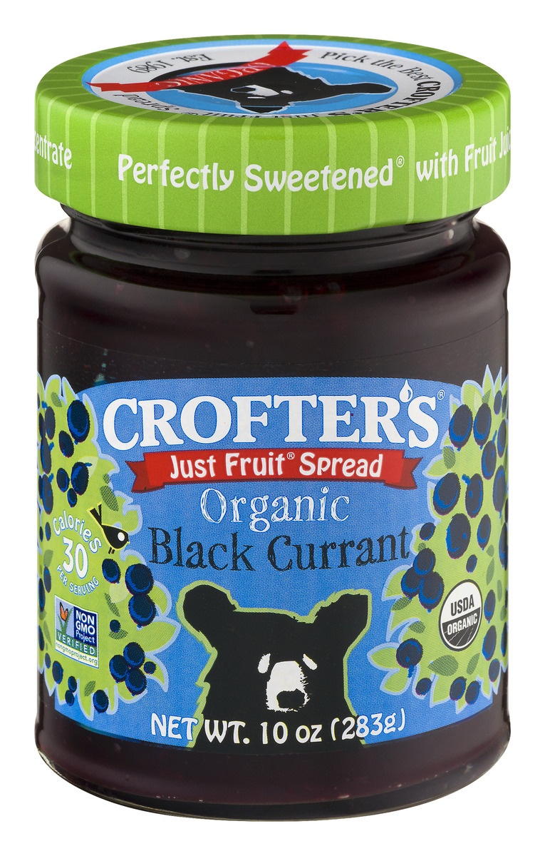 slide 1 of 1, Crofter's Organic Black Currant Fruit Spread, 10 oz