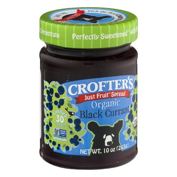 slide 1 of 1, Crofter's Organic Black Currant Fruit Spread, 10 oz