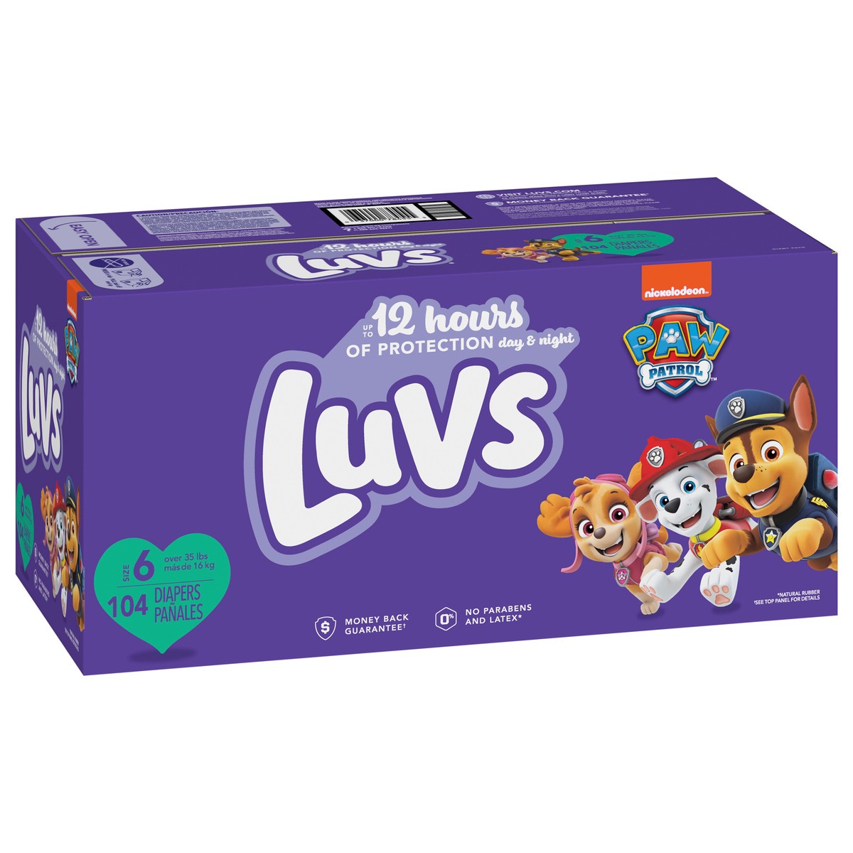 slide 3 of 4, Luvs Platinum Protection Baby Diapers, Size 6, 104 Count, 104 ct