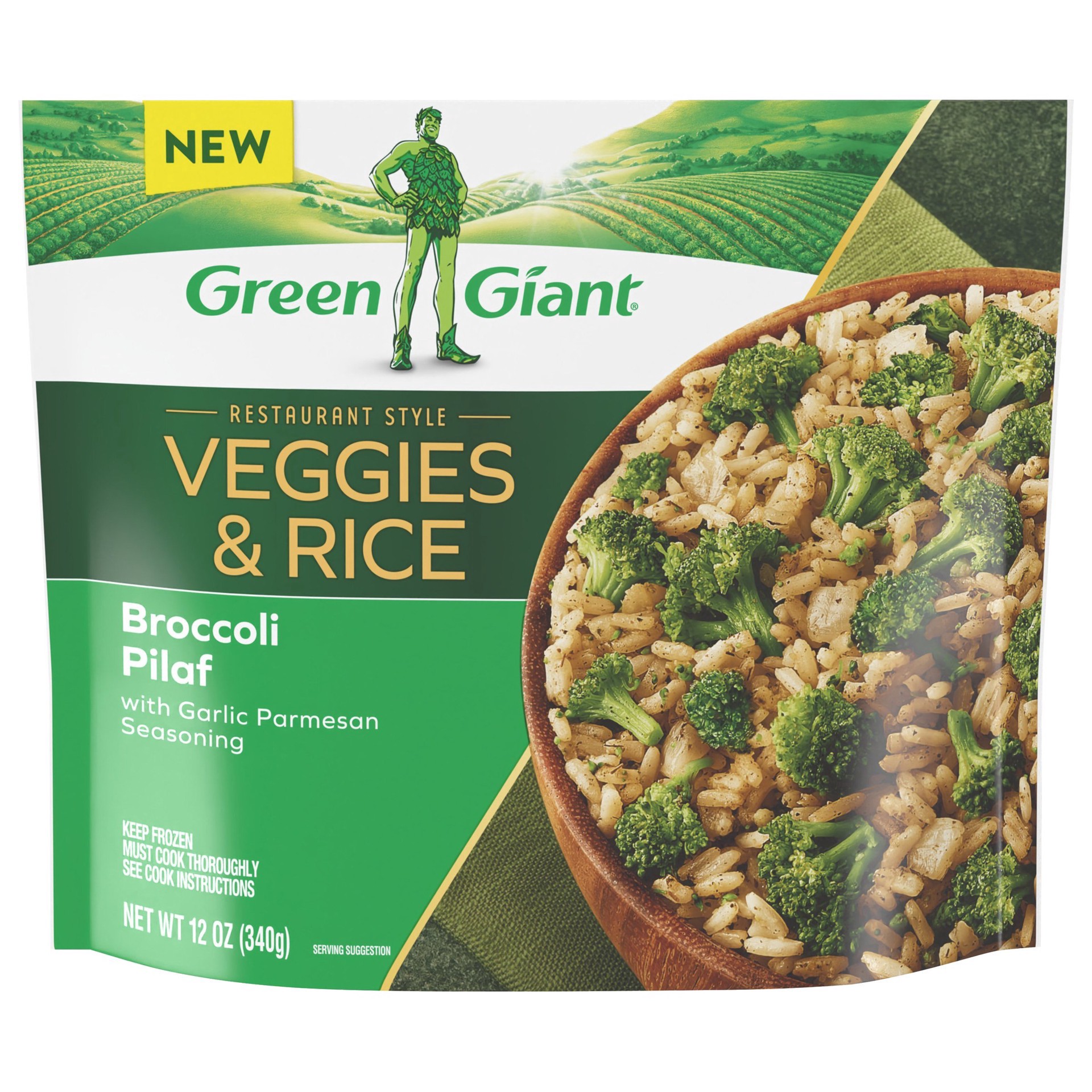 slide 1 of 1, Green Giant Restaurant Style Veggies & Rice Broccoli Pilaf, 12 oz