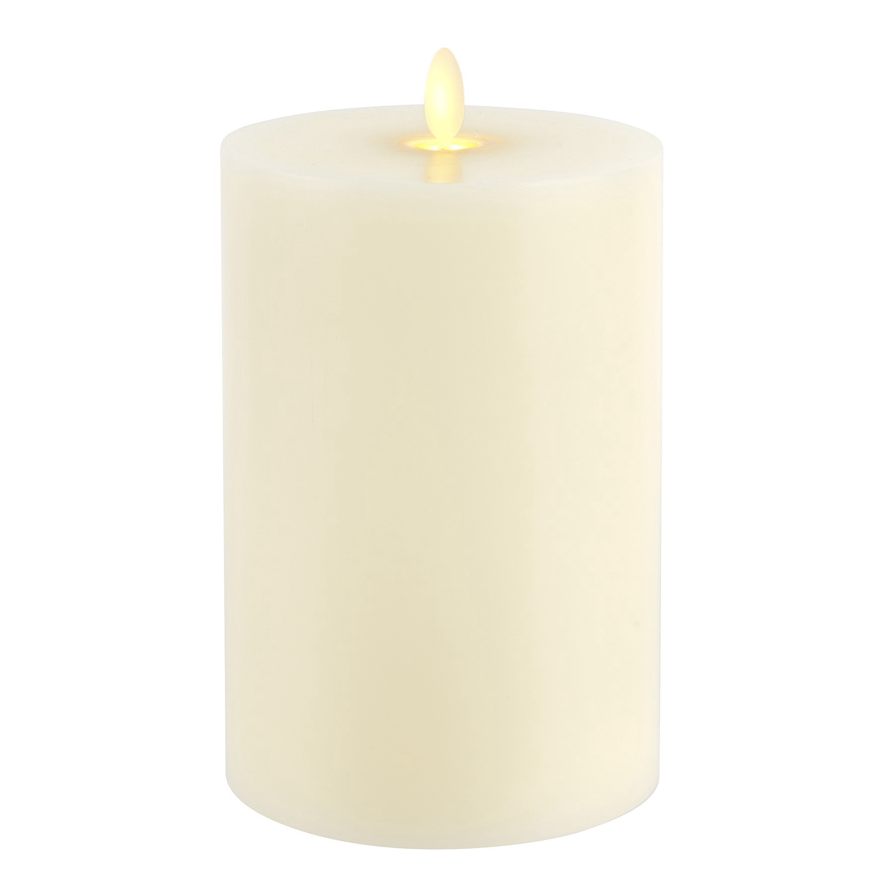 slide 2 of 2, 4" X 6" Oscillating Flame Led Pillar Candle By Ashland, 4 in x 6 in