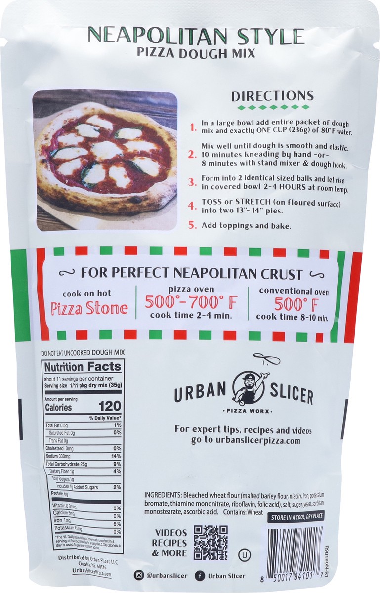 slide 5 of 9, Urban Slicer Neapolitan Style Pizza Dough Mix 13.4 oz, 13.4 oz