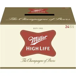 Miller High Life is an American lager beer with the perfect balance of flavor and refreshment. Its crisp, easy-drinking flavor is the epitome of the American lager category with 4.6% ABV.