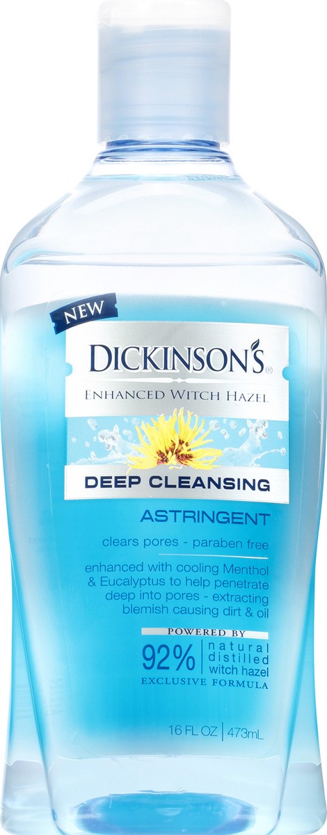 slide 1 of 12, Dickinson's Dickinson Cleanser Witch Hazel, 16 oz