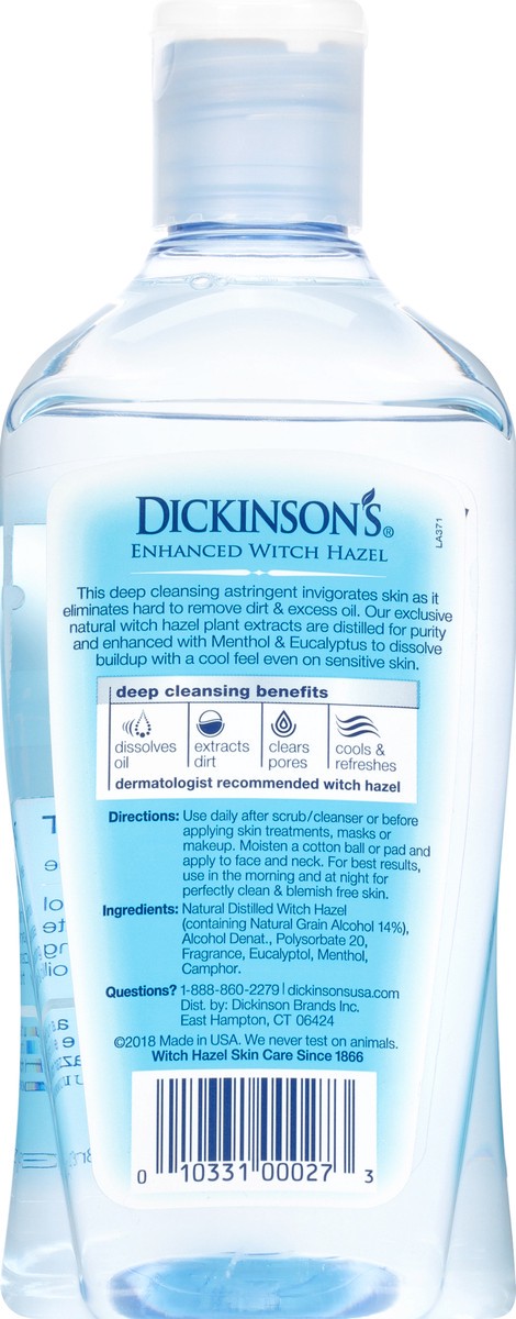 slide 7 of 12, Dickinson's Dickinson Cleanser Witch Hazel, 16 oz