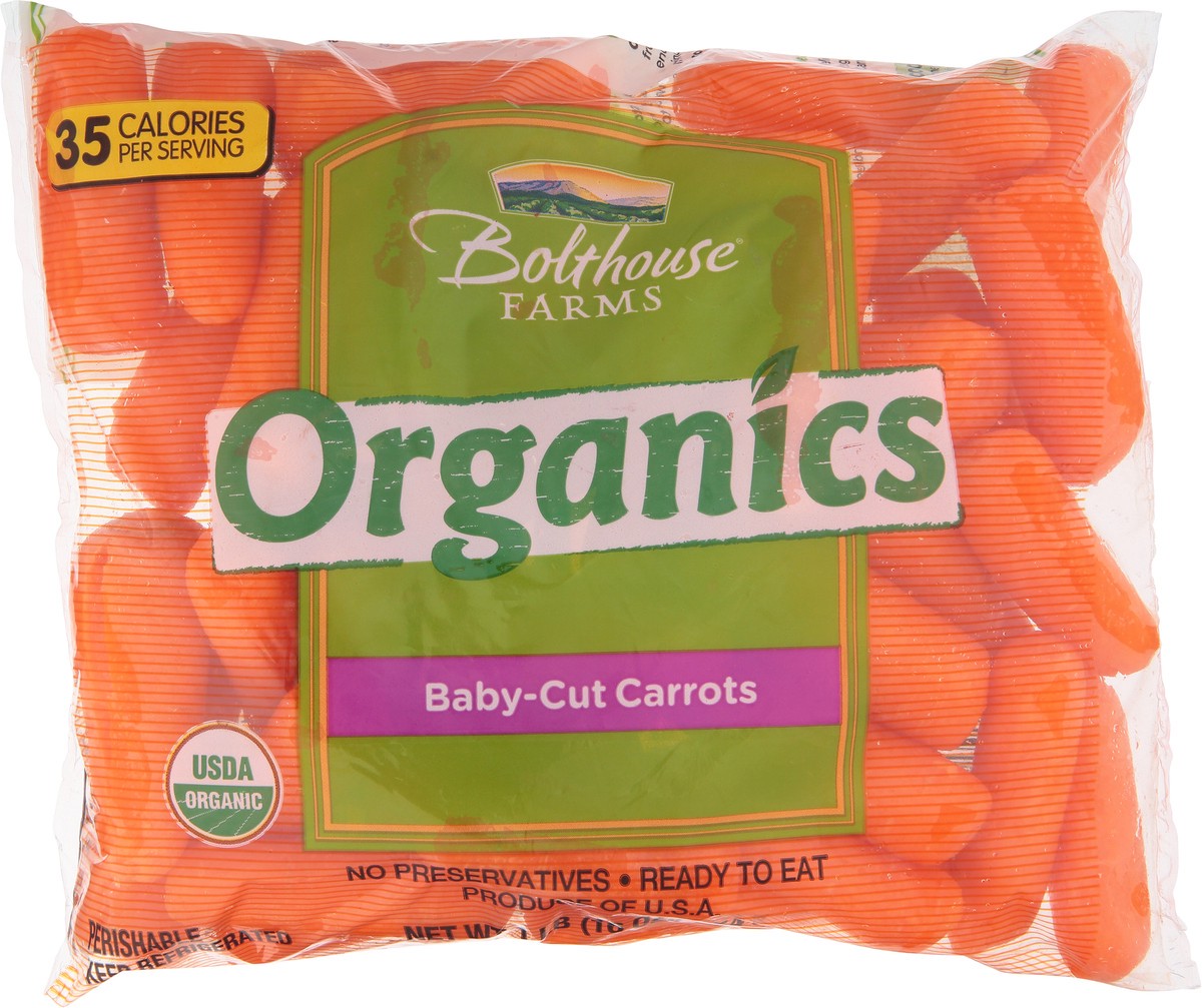 slide 2 of 12, Bolthouse Farms Organics Baby-Cut Carrots 1 lb, 1 lb