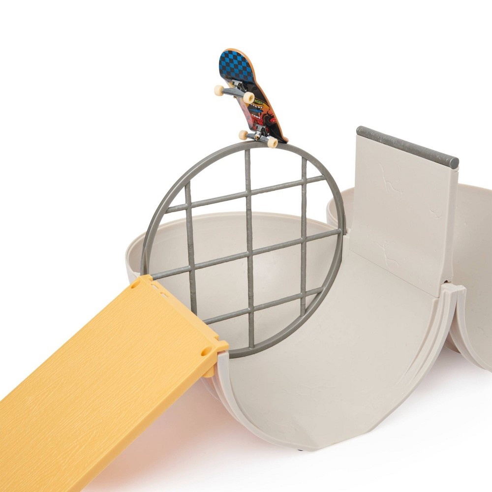 tech deck transforming pipelines modular skatepark playset and exclusive fingerboard