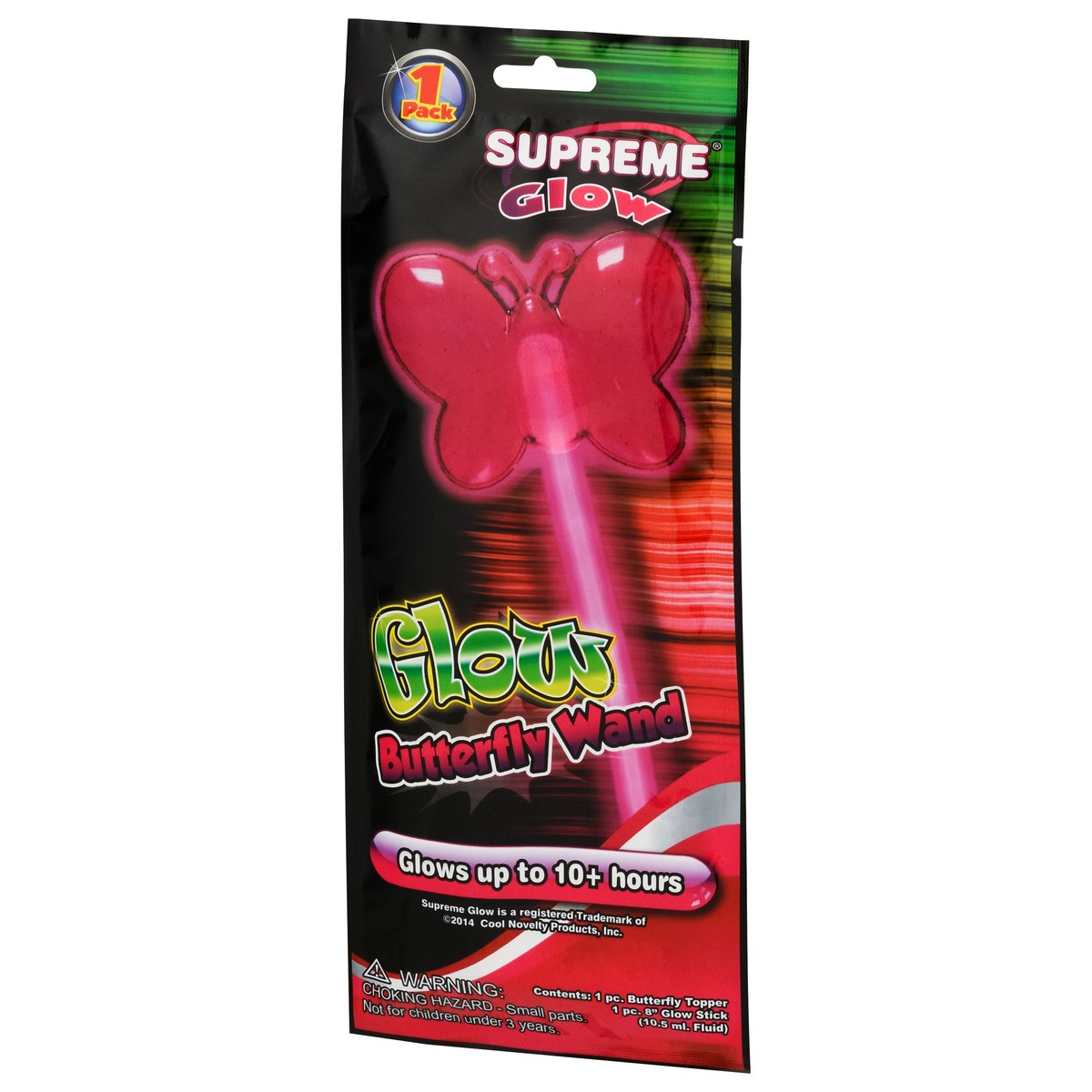 slide 8 of 9, Supreme Glow Supreme Butterfly Glow Wand Halloween, 1 ct
