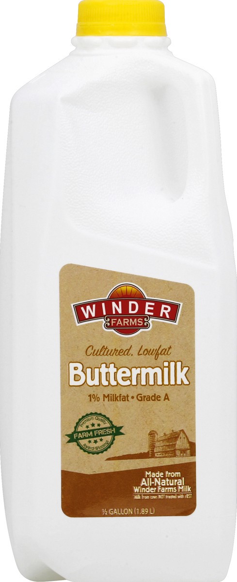 slide 1 of 5, Winder Farms Buttermilk 0.5 gl, 1/2 gal