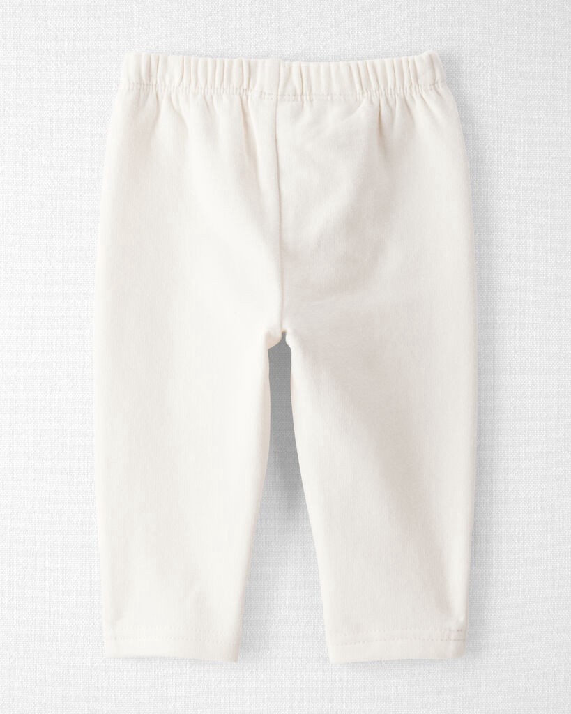 slide 5 of 5, Littleplanet Baby Girl 2-Pack Sweatpants Made with Organic Cotton Sweet Cream, Perfect Pink 24M, 1 ct