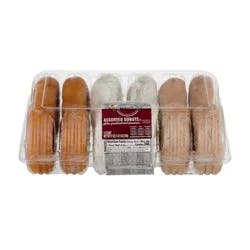 Giant Bakery Assorted Plain Powdered & Cinnamon Donuts - 12 ct