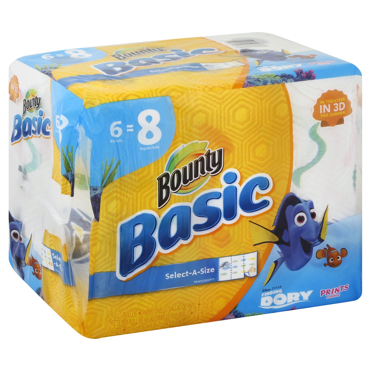 slide 1 of 1, Bounty Paper Towels, 6 ct