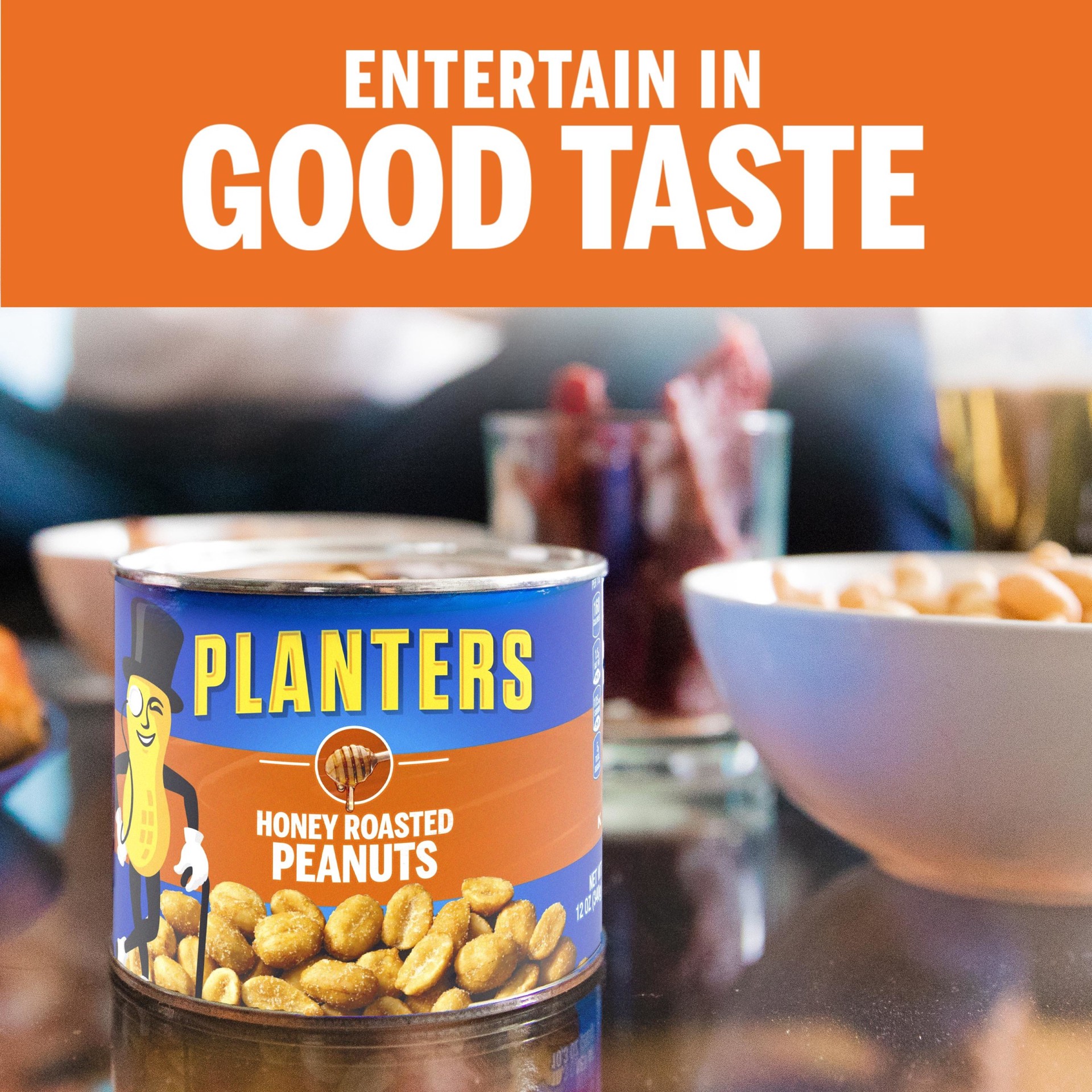 slide 3 of 5, Planters Honey Roasted Peanuts 12 oz, 12 oz