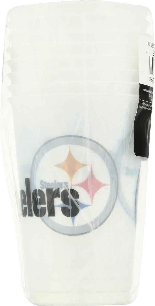 slide 5 of 12, NFL 20 Fluid Ounce Pittsburgh Steelers Plastic Cups 8 8 ea, 1 ct