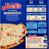 slide 8 of 22, Jack's Original Thin Crust Cheese Frozen Pizza (Pack of 3), 41.59 oz