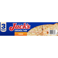 slide 14 of 22, Jack's Jack''s Frozen Pizza, Original Thin Cheese Pizza, Thin Crust Pizza, 3 Pack,12in, 41.5oz (Frozen), 41.50 oz