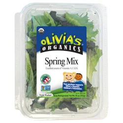 Olivia's Organics 8/11oz Spring Mix