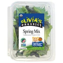 Olivia's Organics 8/11oz Spring Mix