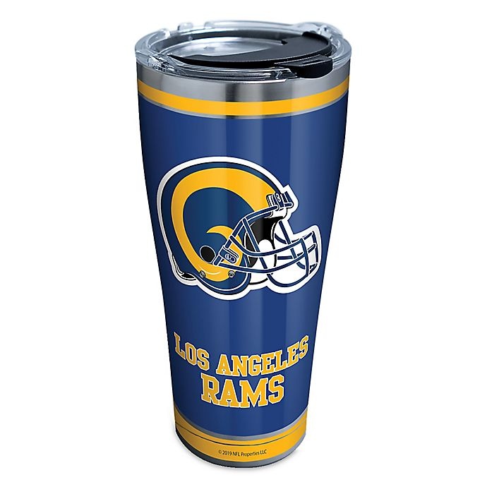 slide 1 of 1, Tervis NFL Los Angeles Rams Touchdown Stainless Steel Tumbler with Lid, 30 oz