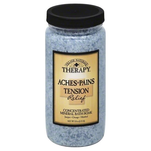 Village Naturals Therapy Aches And Pains Mineral Bath Soak 20 oz Shipt