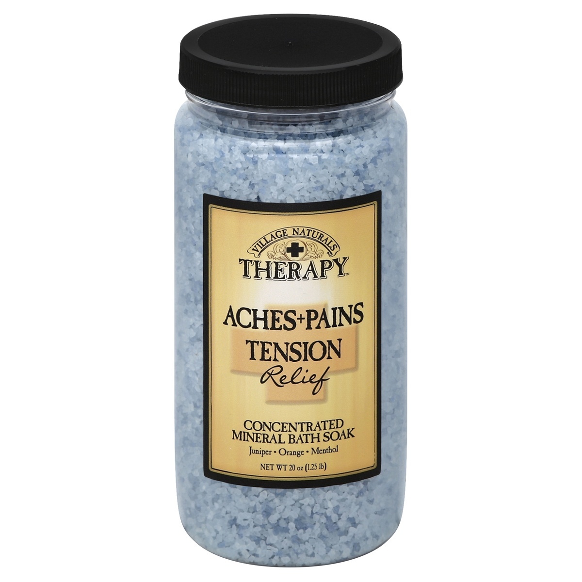 slide 1 of 2, Village Naturals Therapy Tension Cedar Citrus Mineral Bath Soak 20 oz, 20 oz