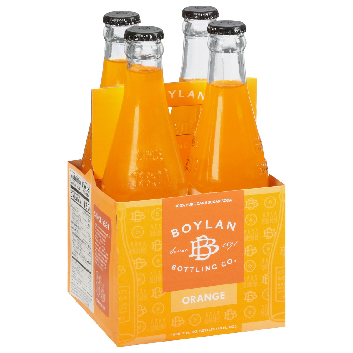 slide 10 of 13, Boylans Orange Soda - 48 fl oz, 48 fl oz