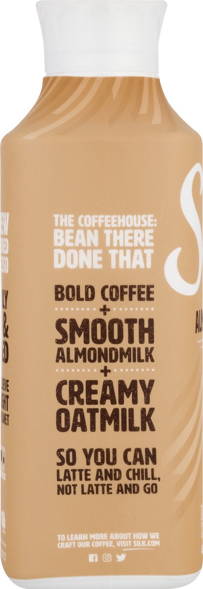 slide 7 of 10, Silk Dairy Free Espresso Almond & Oat Latte Coffee Beverage 48 oz, 48 oz