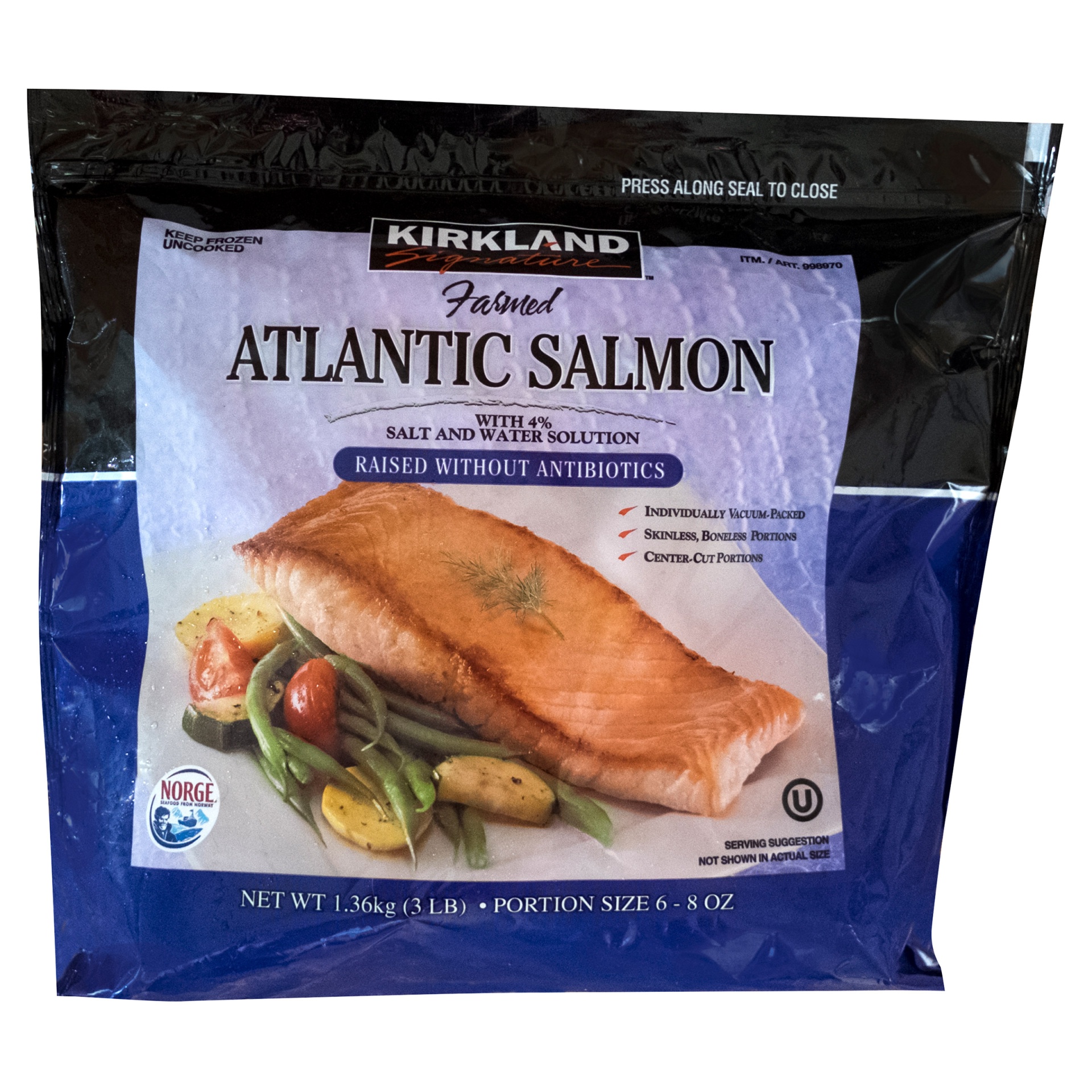 Kirkland Signature Farmed Atlantic Salmon Individually Wrapped Lbs My Xxx Hot Girl 2243