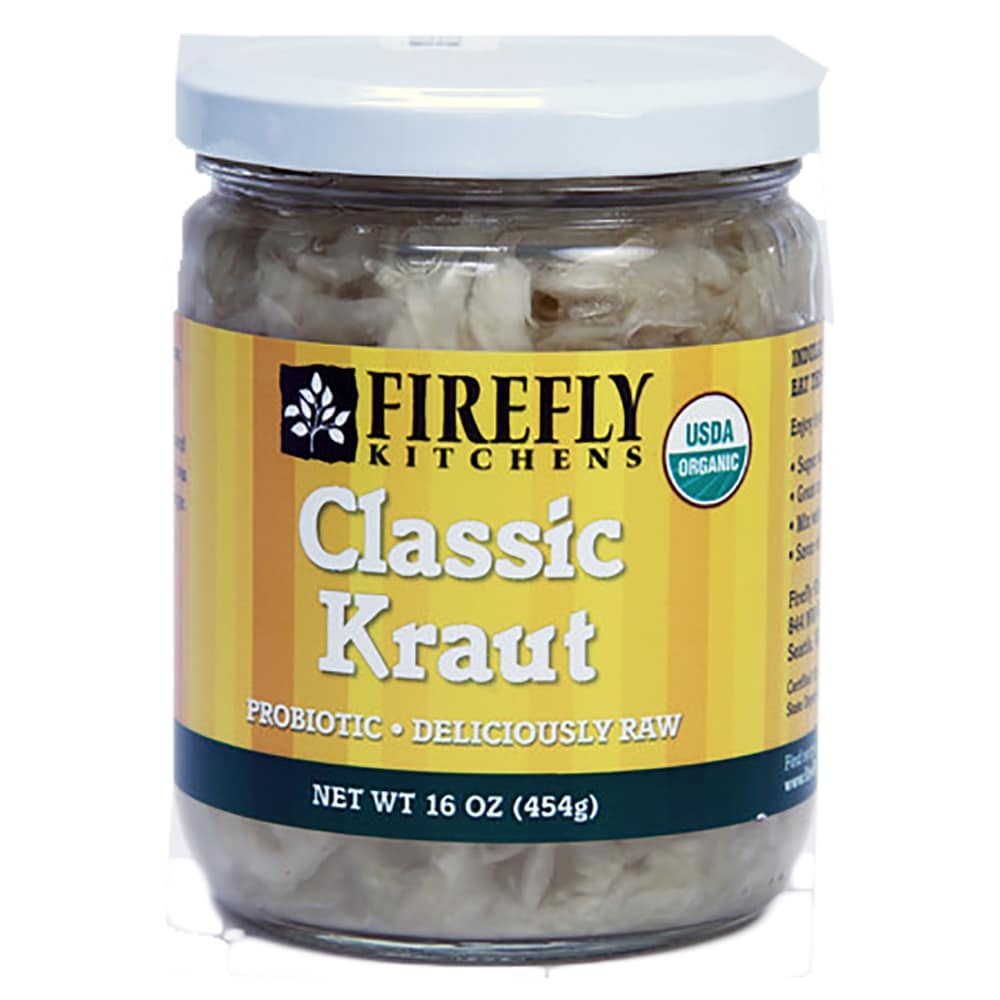 slide 1 of 1, Firefly Kitchens Classic Kraut, 16 oz