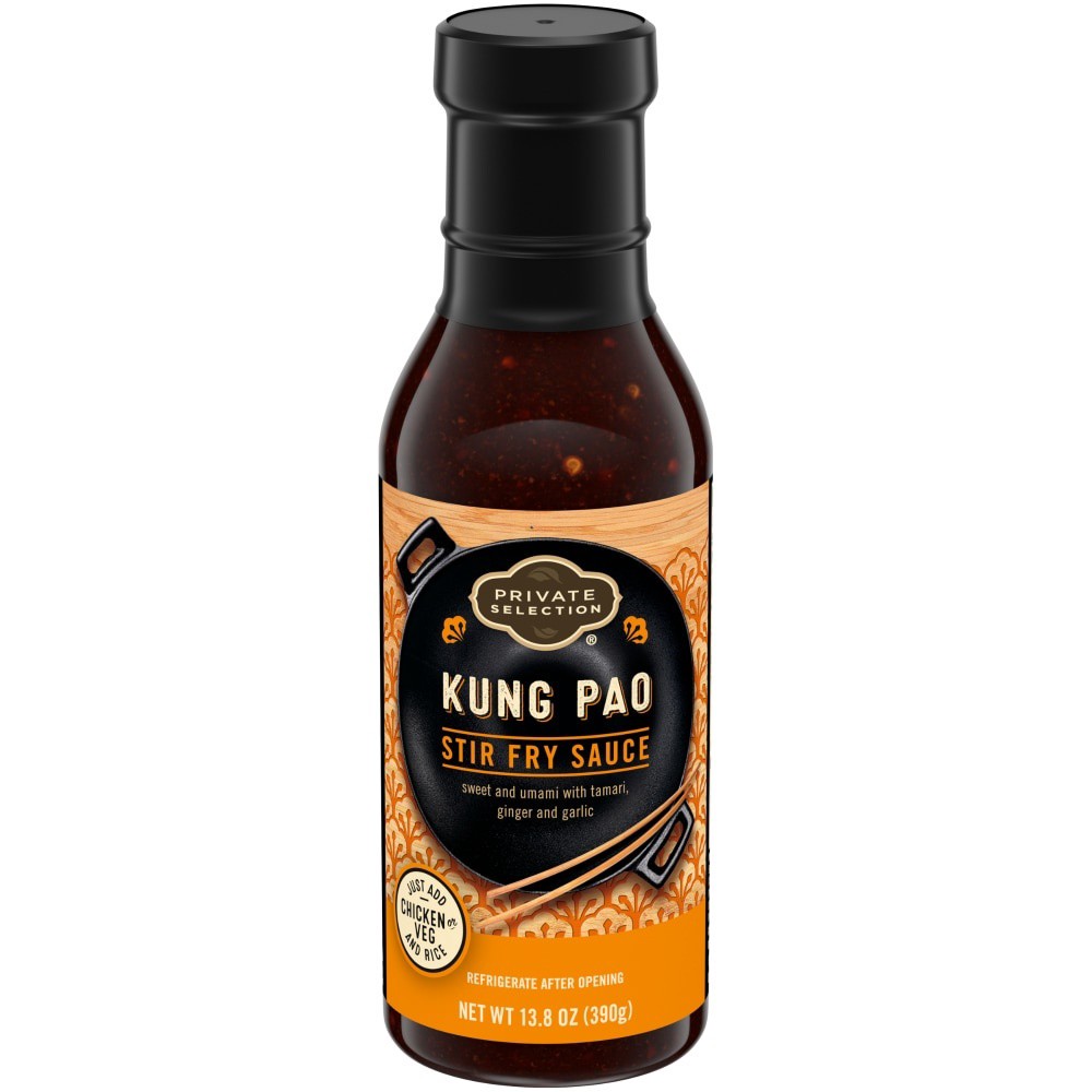 slide 3 of 3, Private Selection Kung Pao Stir Fry Sauce, 13.8 oz