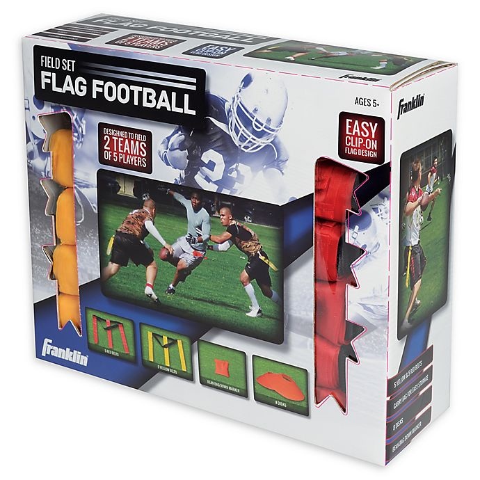slide 1 of 1, Franklin Ten Player Flag Football Set, 1 ct