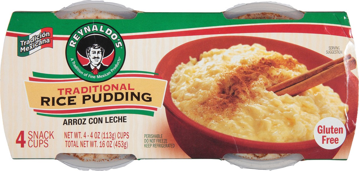 slide 10 of 13, Reynaldo's Reynaldos Rice Pudding Snacks 4Pk, 16 oz