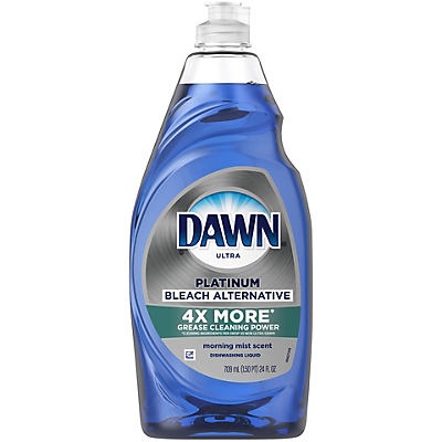 slide 1 of 1, Dawn Ultra Platinum Morning Mist Bleach Alternative, 24 oz