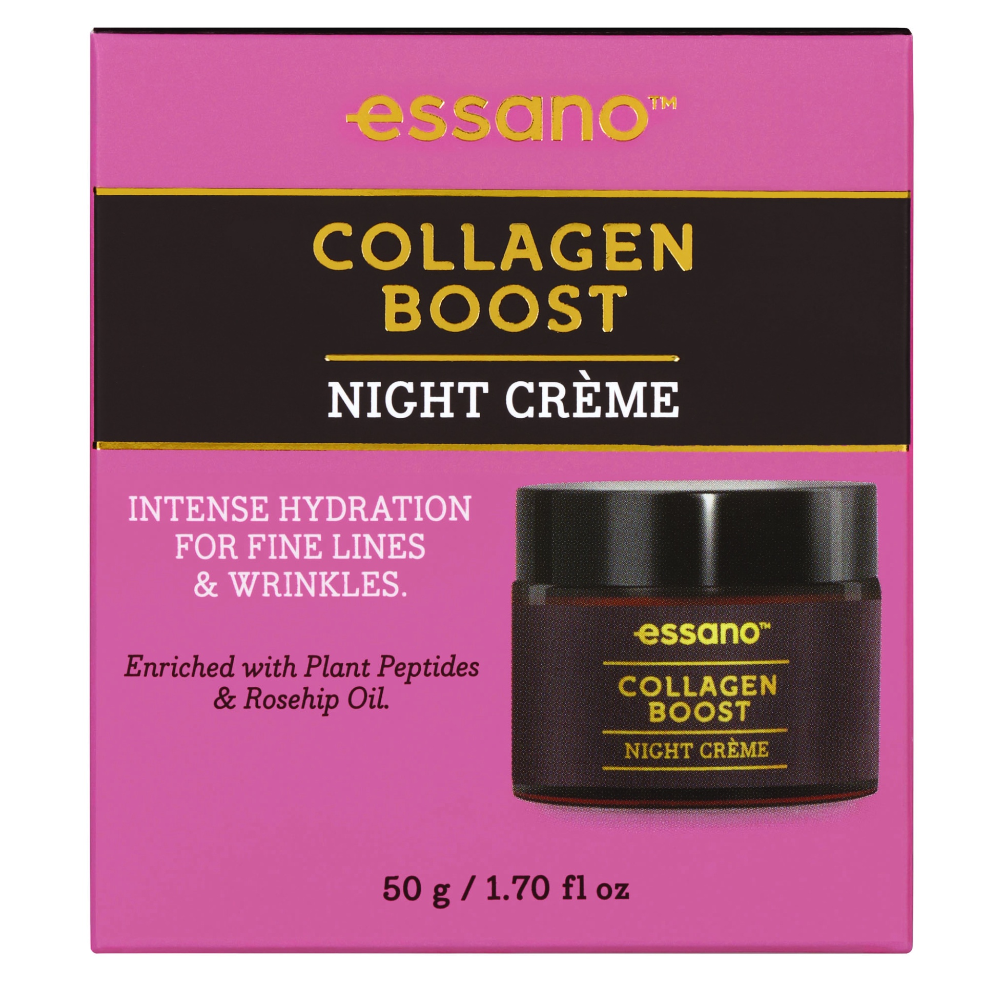 slide 1 of 1, essano Collagen Boost Night Creme, 1.76 fl oz