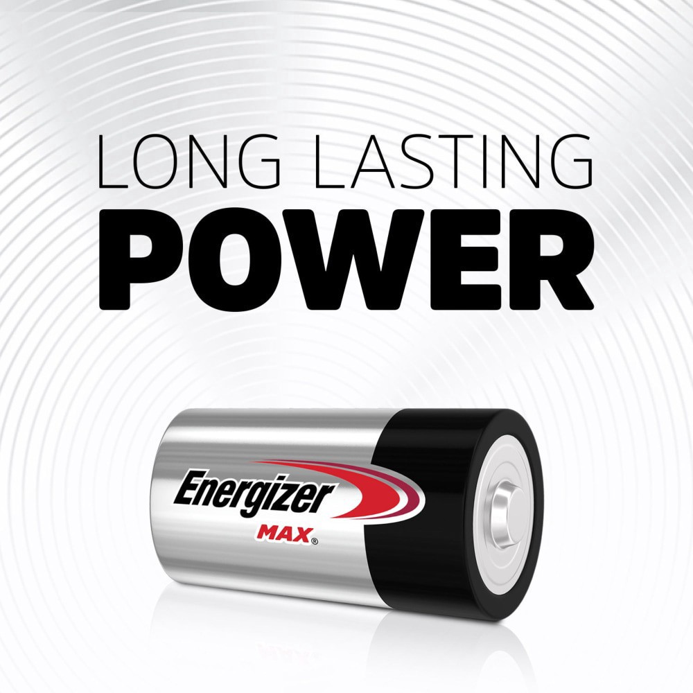 slide 5 of 6, Energizer MAX D Batteries , D Cell Alkaline Batteries, 6 ct