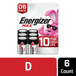 Energizer MAX D Batteries , D Cell Alkaline Batteries