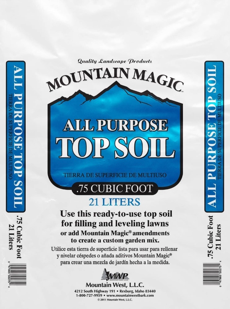 slide 1 of 1, Mountain Magic Top Soil, 28.3 liter