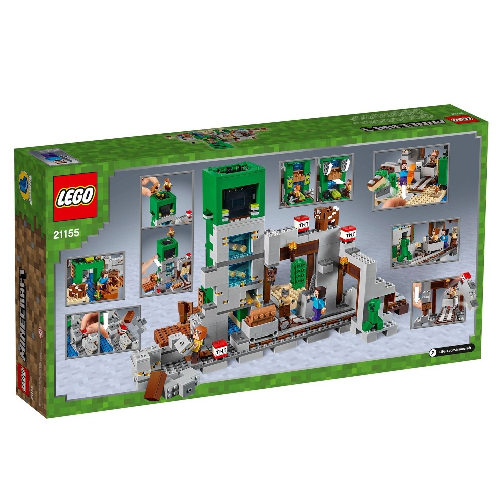 slide 4 of 7, LEGO Minecraft The Creeper Mine 21155 Building Set, 830 ct