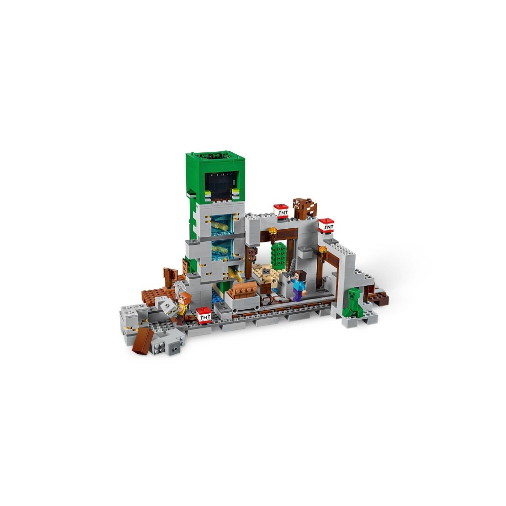 slide 5 of 7, LEGO Minecraft The Creeper Mine 21155 Building Set, 830 ct