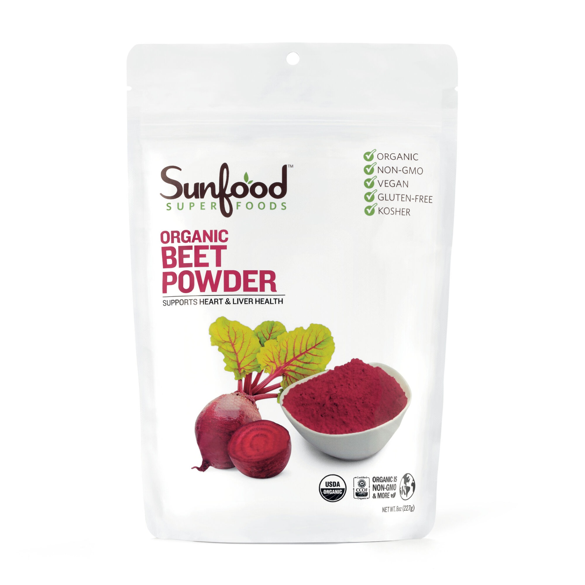 slide 1 of 1, Sunfood Nutrition Beet Powder, 8 oz