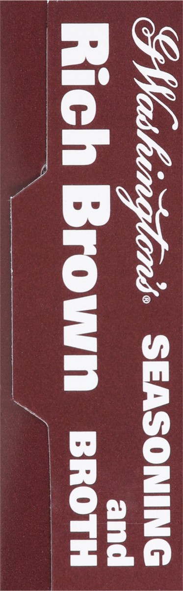 slide 7 of 9, G Washington's Rich Brown Seasoning and Broth 8-0.14 oz Packets Box, 8 ct