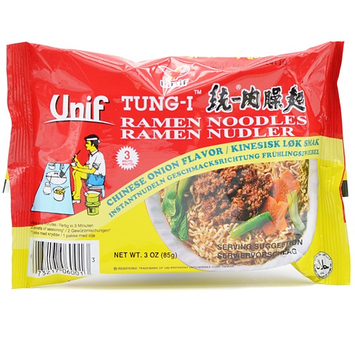 slide 1 of 1, Tung-I Instant Noodle-Onion, 3 oz