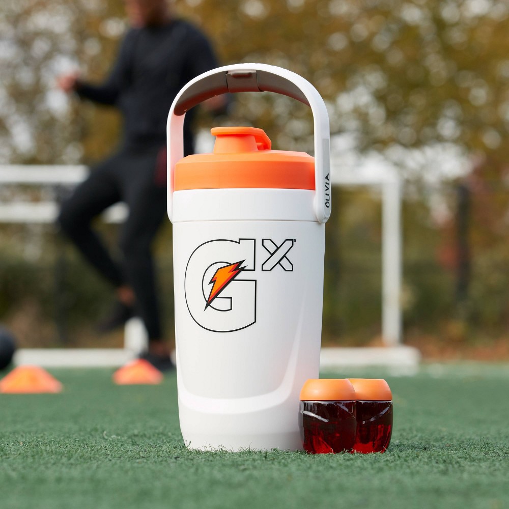 slide 2 of 3, Gatorade Gx 64oz Stainless Steel Jug - White, 64 oz