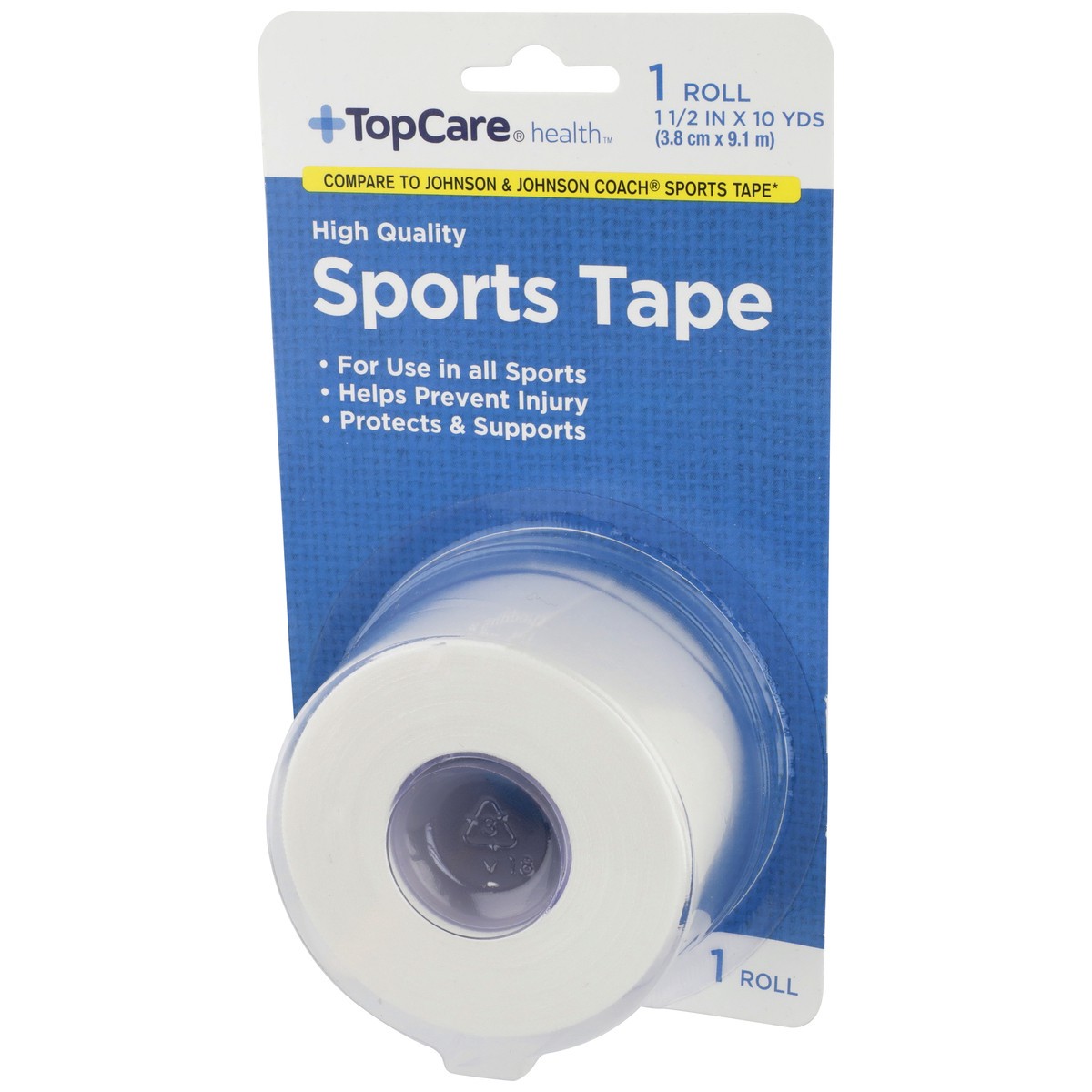 slide 3 of 8, TopCare Sports Tape, 1 ct