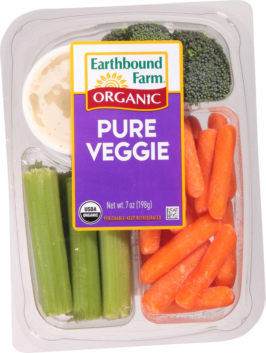 slide 12 of 12, Earthbound Farms Organic Vegetable Tray, 7 oz, 7 oz