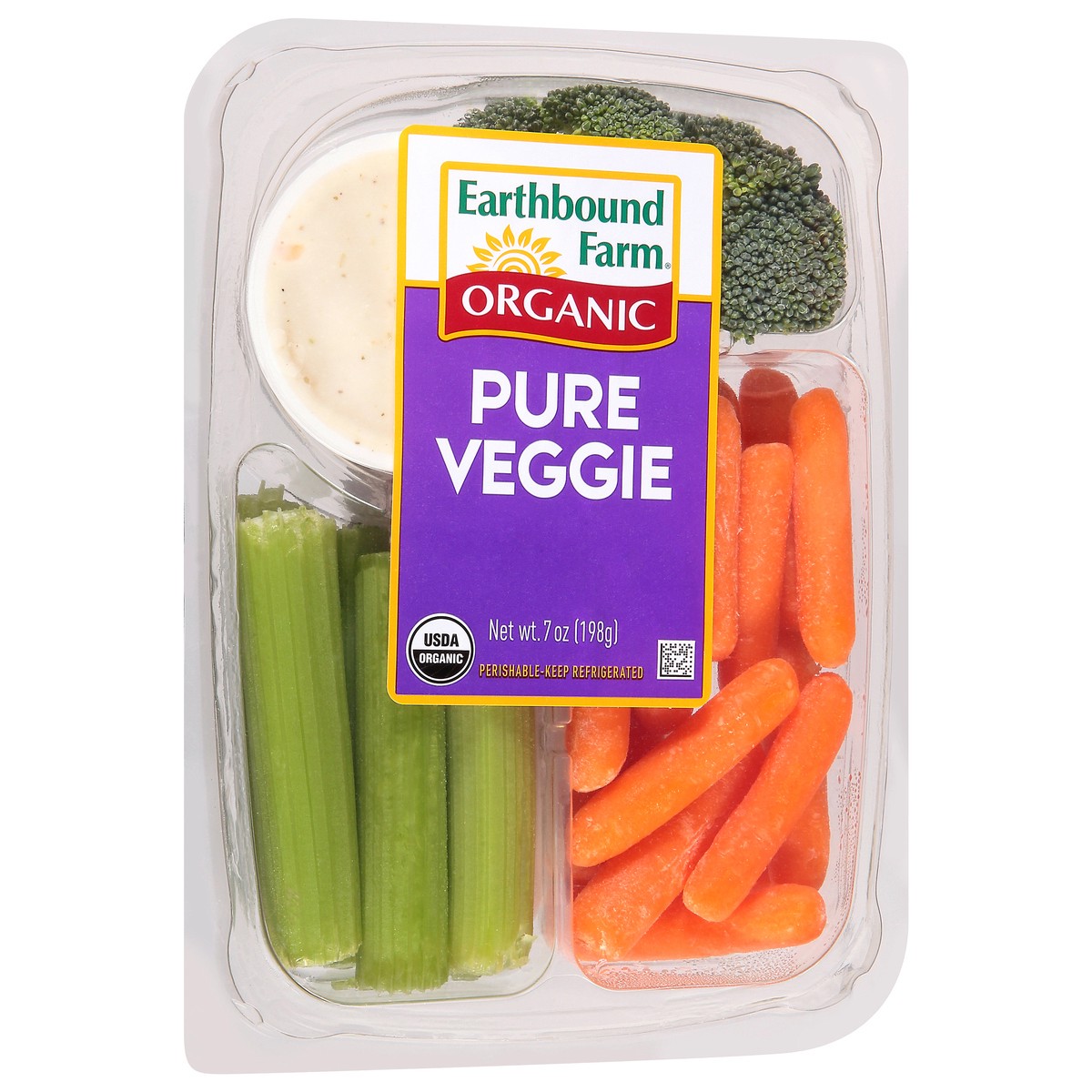 slide 2 of 12, Earthbound Farms Organic Vegetable Tray, 7 oz, 7 oz