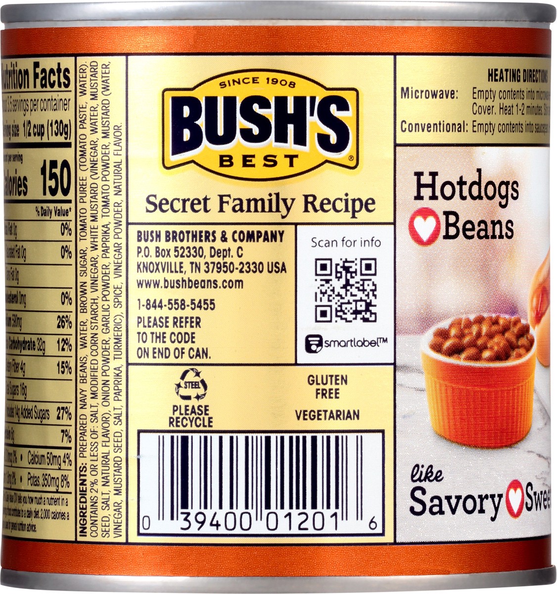 slide 4 of 7, Bush's Best Bush's Barbecue Baked Beans 16 oz, 16 oz