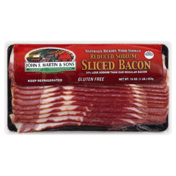 slide 1 of 5, Martin's Lo Salt Bacon, 16 oz