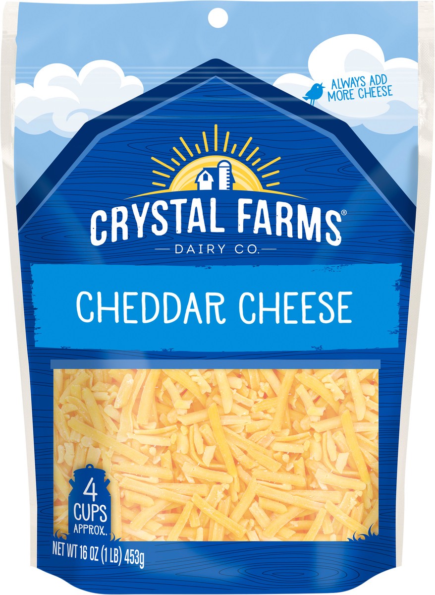 slide 6 of 6, Crystal Farms Cheese, 16 oz